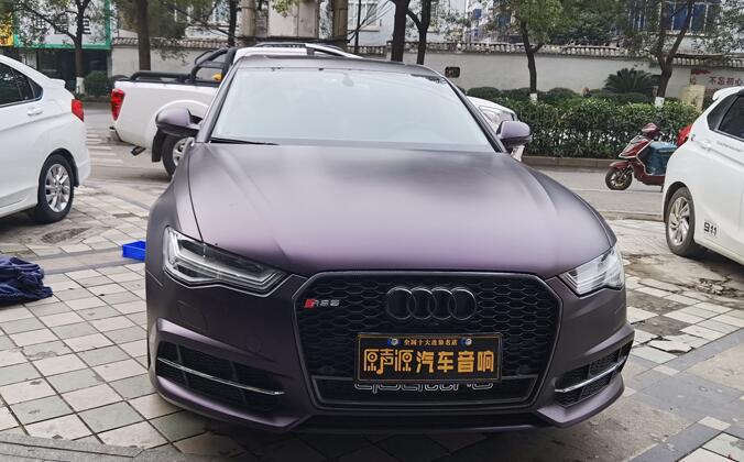 南昌原聲源奧迪A6升級詩芬尼專車**無損改裝汽